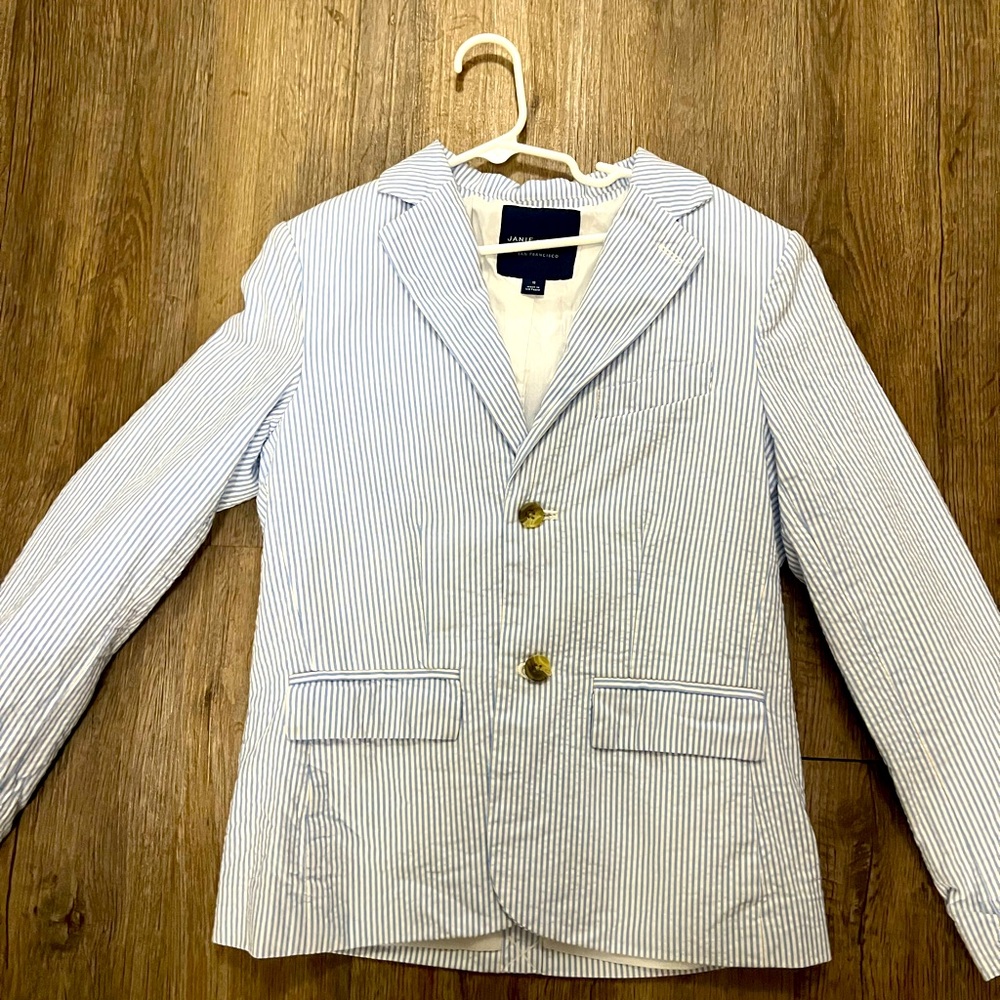 Janie and Jack seersucker blazer